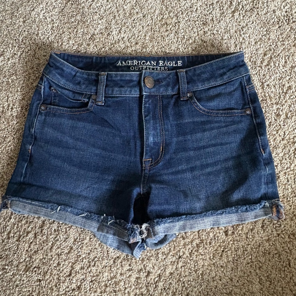 American Eagle Outfitters Women's Blue Denim Shorts